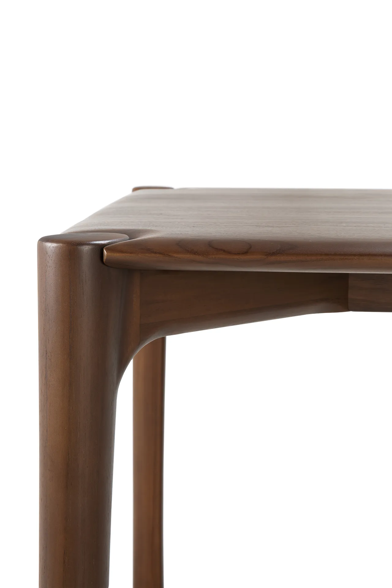 PI Dining table, Lacquered teak brown, 220x95 cm Ethnicraft