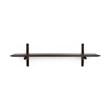 PI wall shelf - Mahogany dark brown 100 cm - Ethnicraft