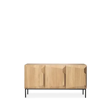 Stairs sideboard 3 doors - Oak 150x80x46 cm - Ethnicraft