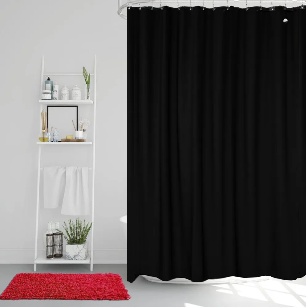 Match Shower curtain 200x240 cm, extra high (black) Etol Design