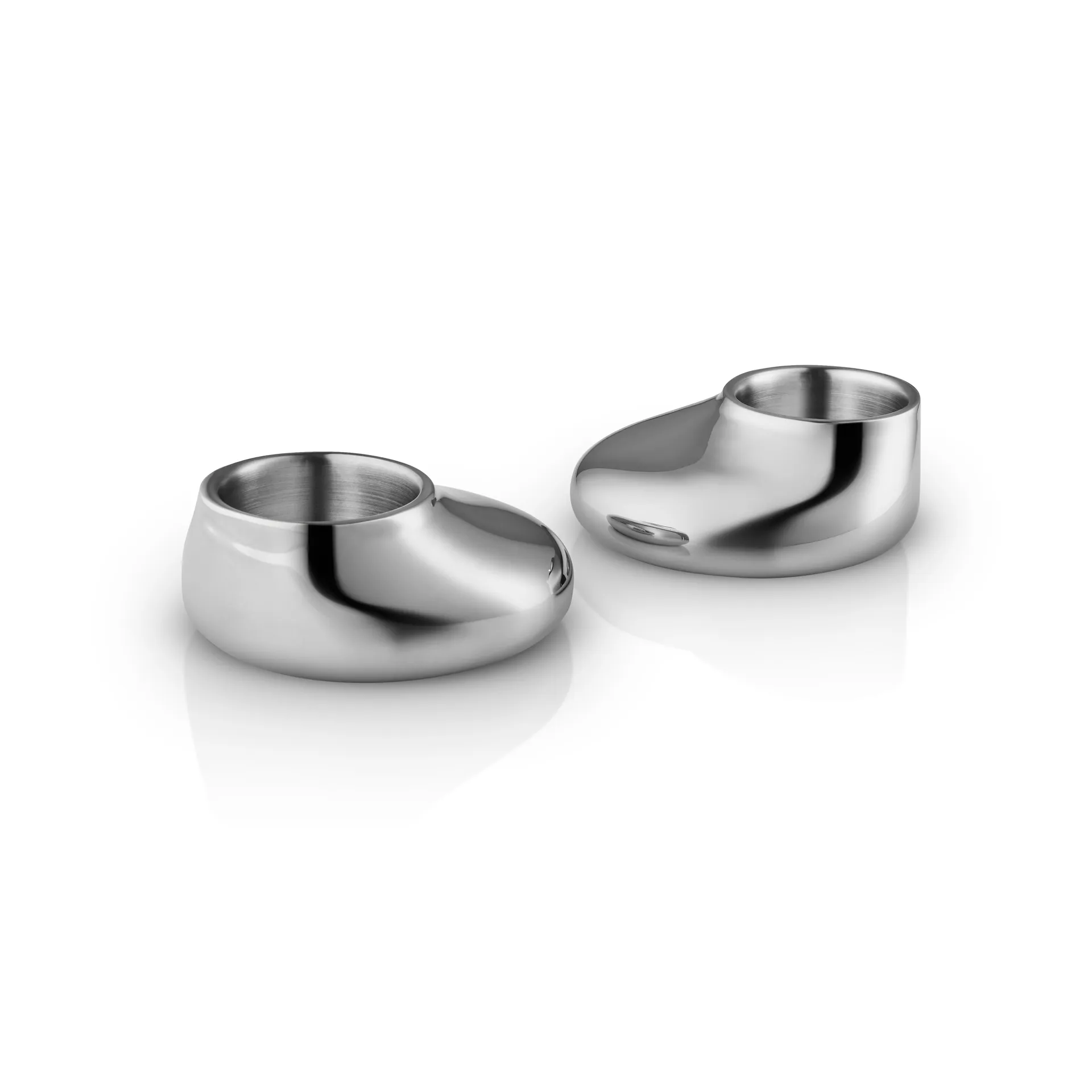 Eva Solo Mellow candle holders 2 pcs, Silver Eva Solo