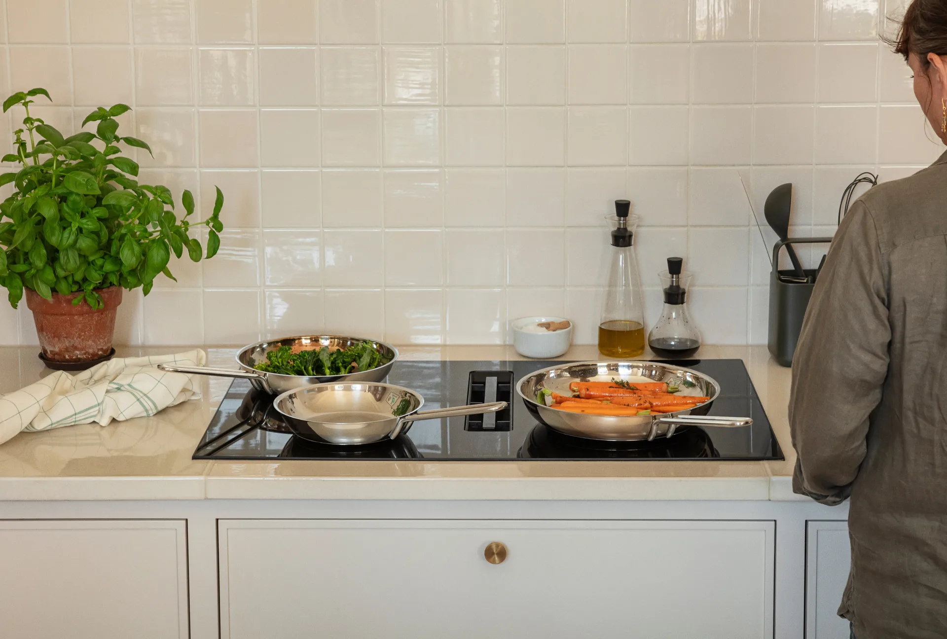 Eva Solo steel base frying pan, Stainless steel, Ø20 cm Eva Solo