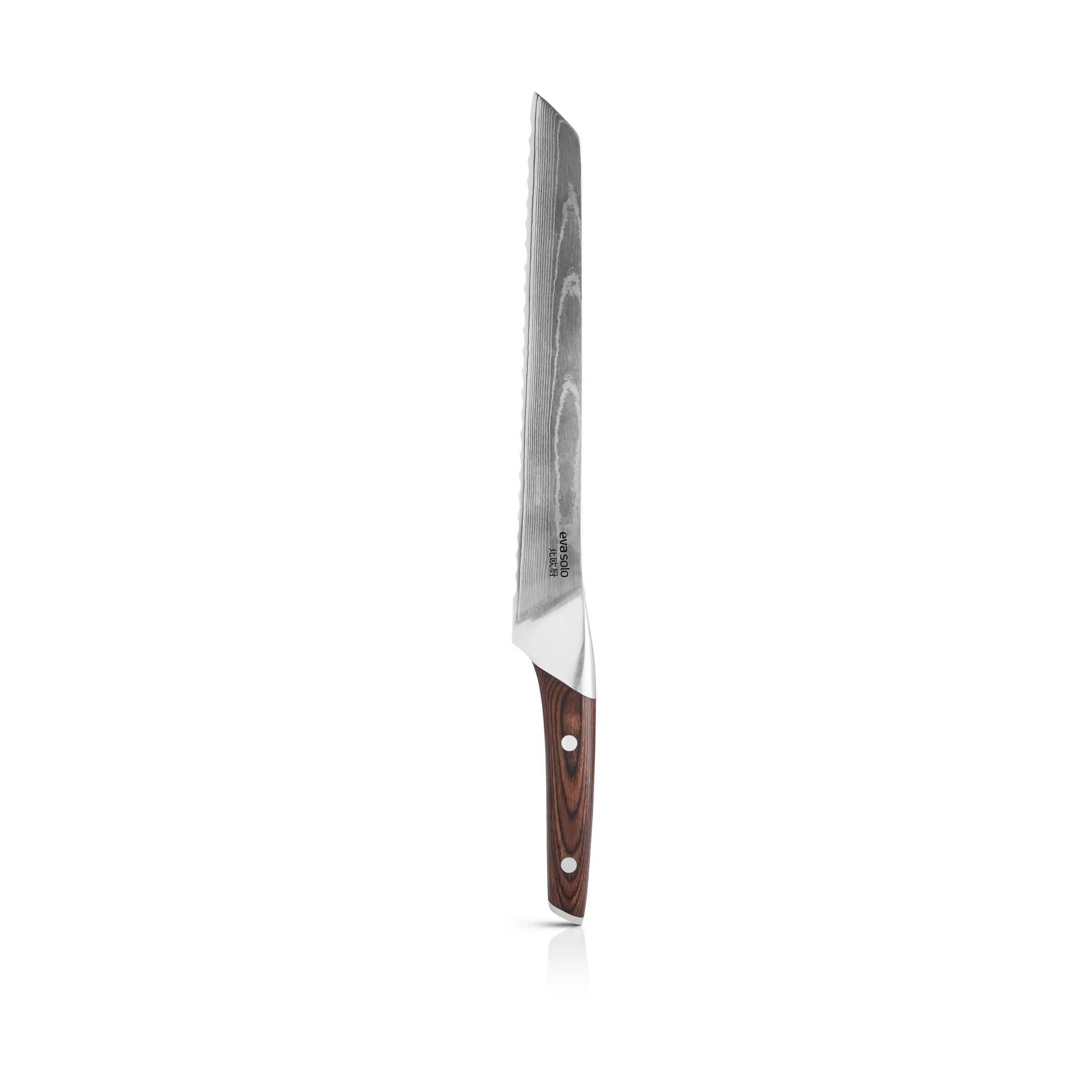 Nordic Kitchen bread knife 24 cm, Damascus steel Eva Solo