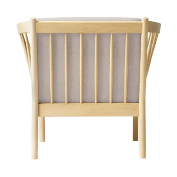 J146 armchair - Oak lacquered-light grey - FDB Møbler