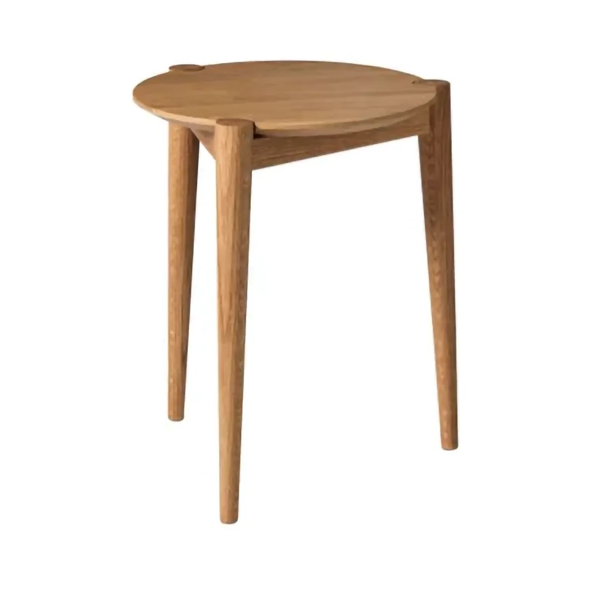 J160 stool 35 cm, Oak solid oiled FDB Møbler