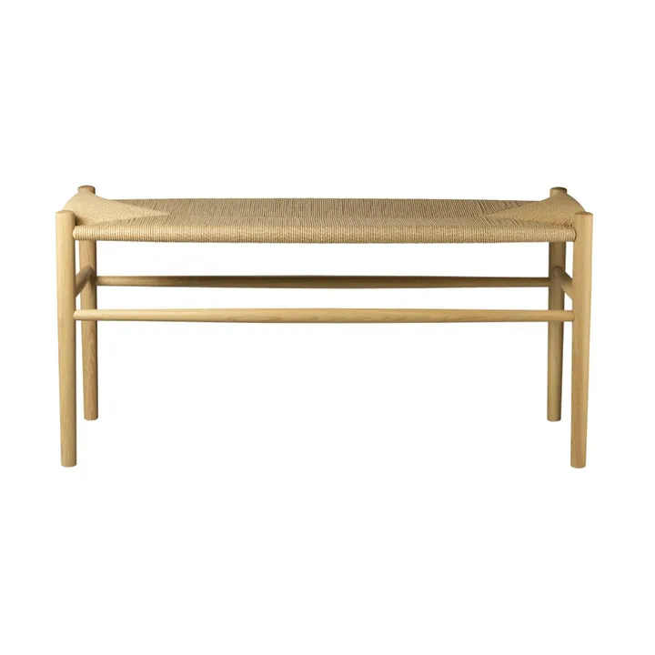 J163 Piano bench - Oak nature lacquered - FDB Møbler