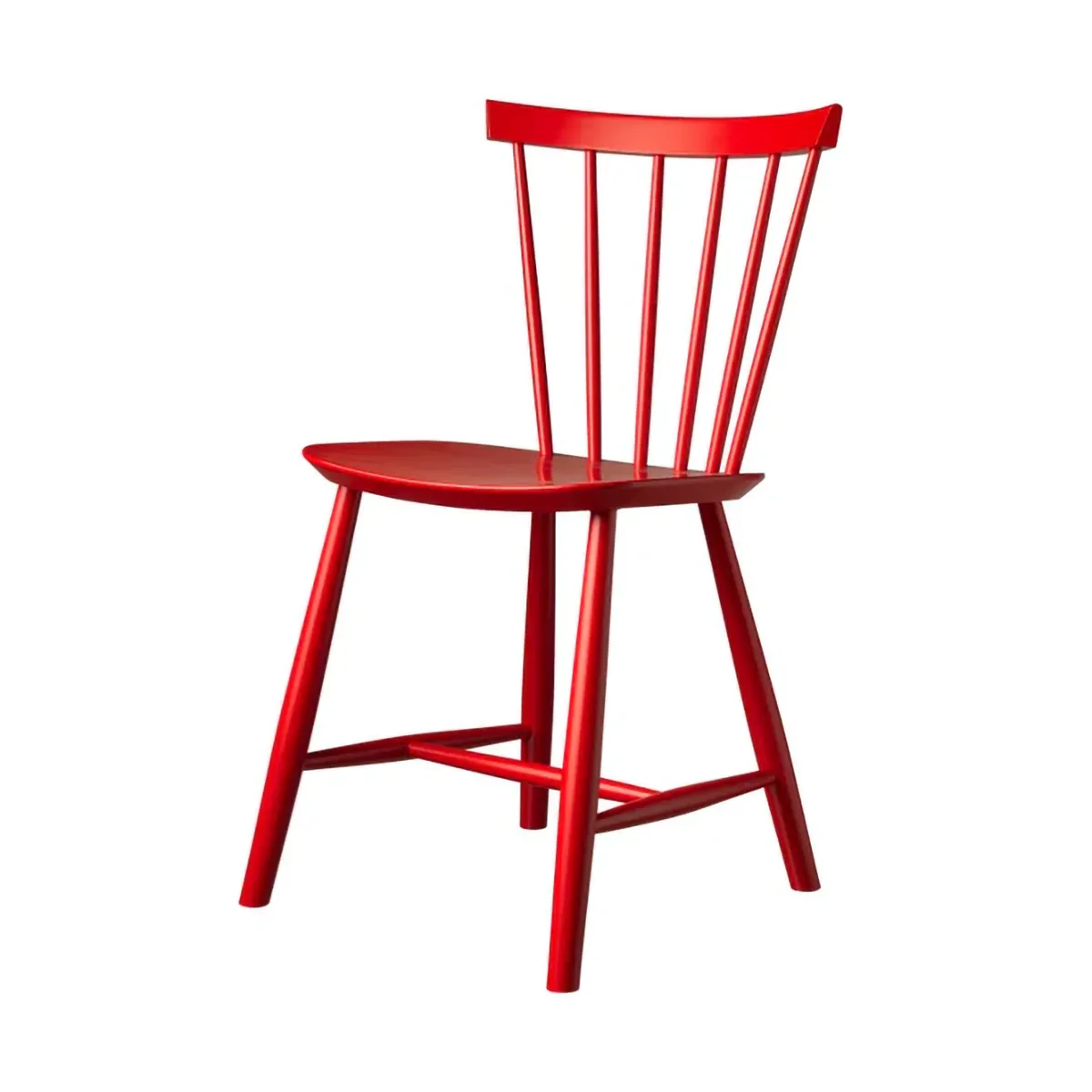 J46 chair, Mailbox red FDB Møbler