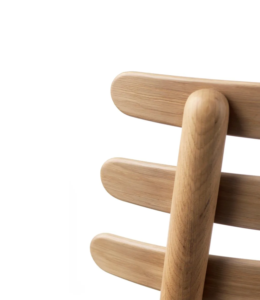 J48 chair, Oak nature lacquered-anthracite FDB Møbler
