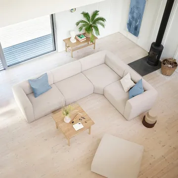 L44 Mols sofa module, corner section - Beige - FDB Møbler