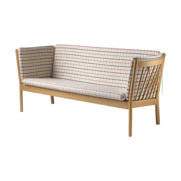 L45 MK154 sofa - Lacquered oak–beige fabric - FDB Møbler