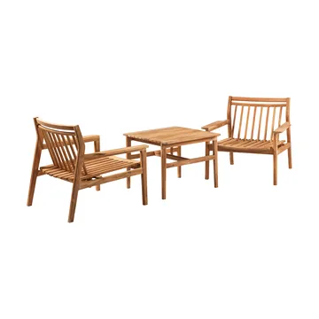 M19 Sammen lounge table 61.5x47.7 cm - Teak-nature oiled - FDB Møbler