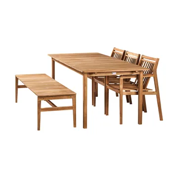 M2 Sammen garden table - Teak-nature oiled - FDB Møbler