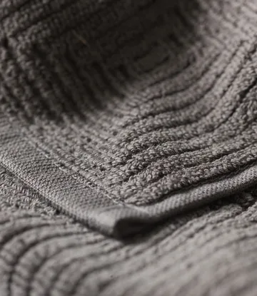 R33 Kirkeby bath towel 2-pack - Granite gray - FDB Møbler