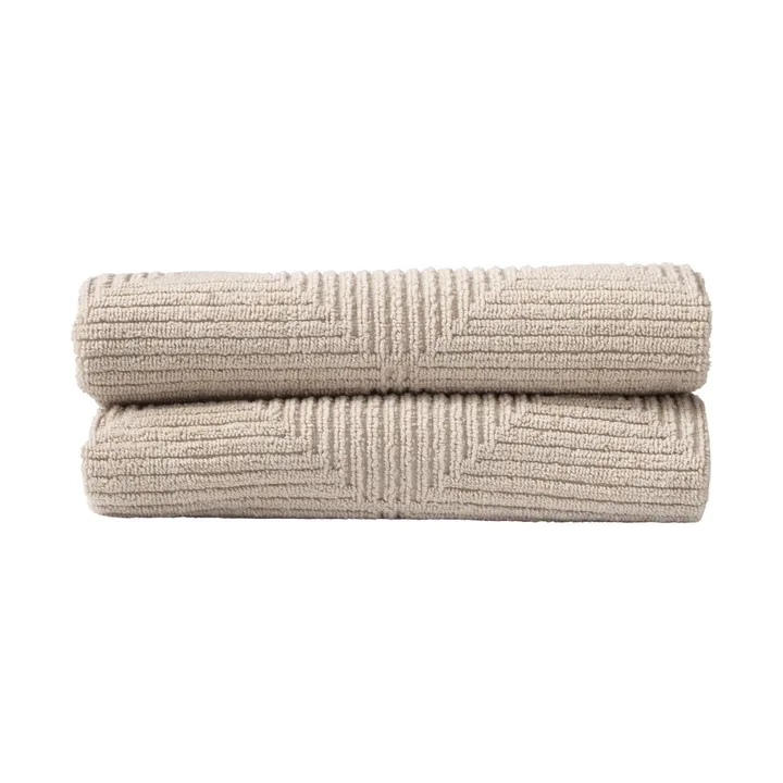 R33 Kirkeby towel 2-pack - Rainy day - FDB Møbler