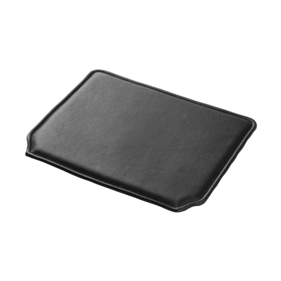 R5 Nøje J80 seat cushion, Black leather FDB Møbler