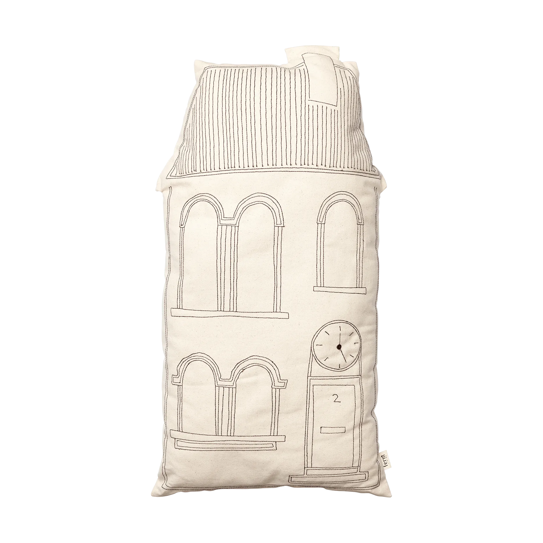 Adobe cushion 37x64 cm, Tall clock Ferm Living