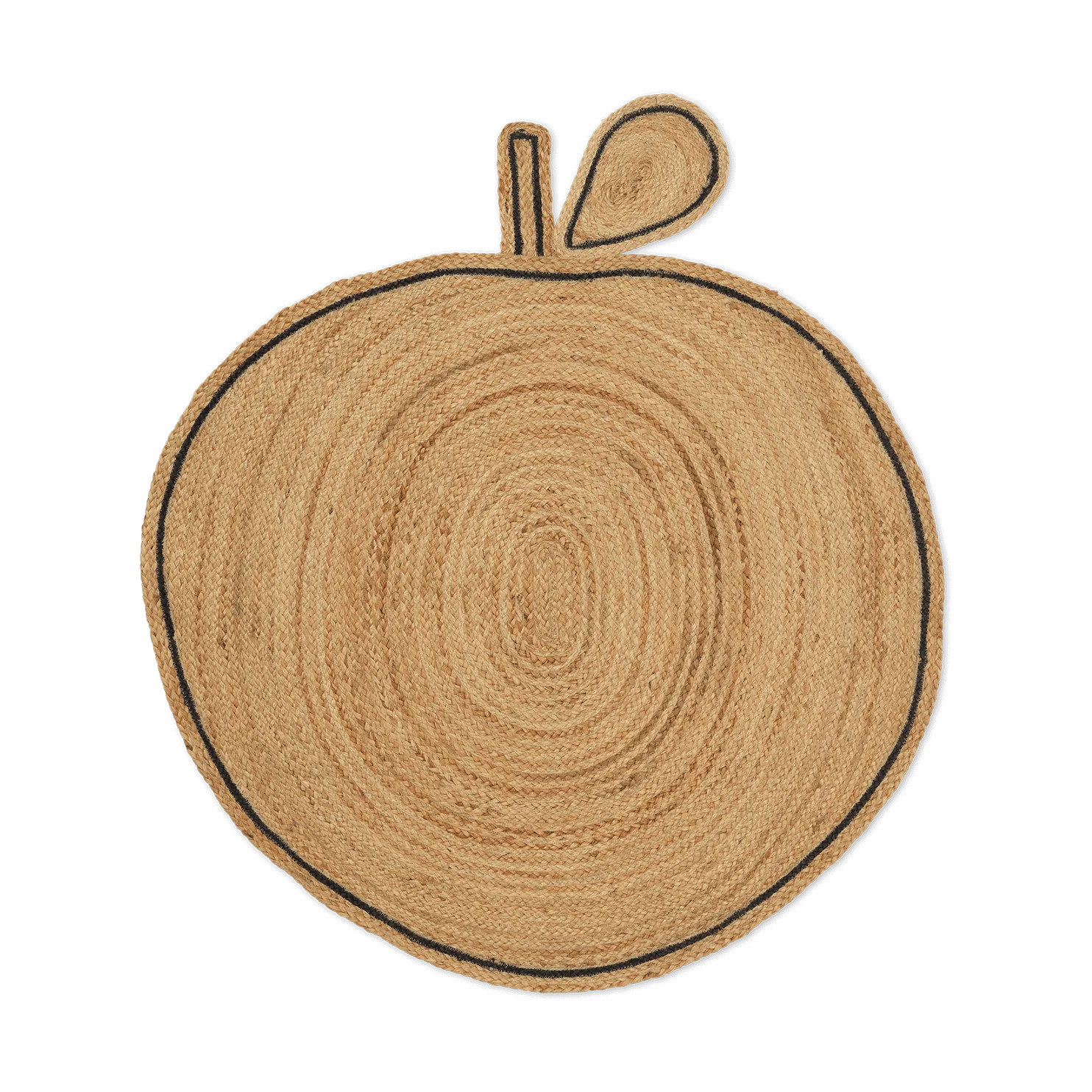 Apple braided jute rug, Natural Ferm Living