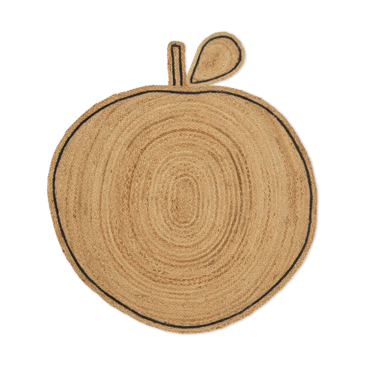 Apple braided jute rug - Natural - Ferm Living