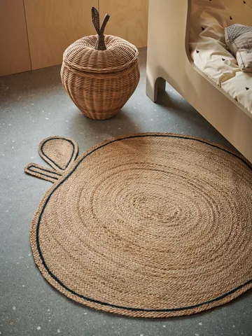 Apple braided jute rug - Natural - Ferm Living
