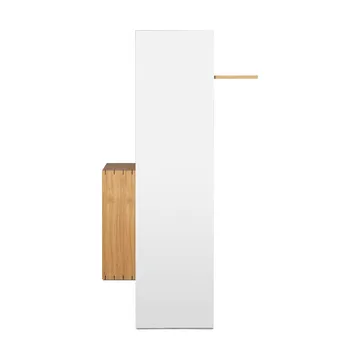 Bon hallway cabinet coat rack with mirror - Oiled Oak - Ferm Living