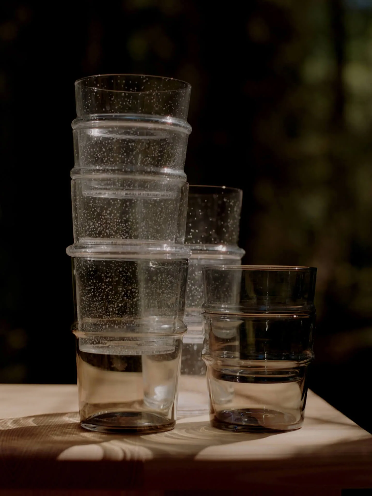 Boya drinking glass tall 45 cl 2-pack, Clear Ferm Living