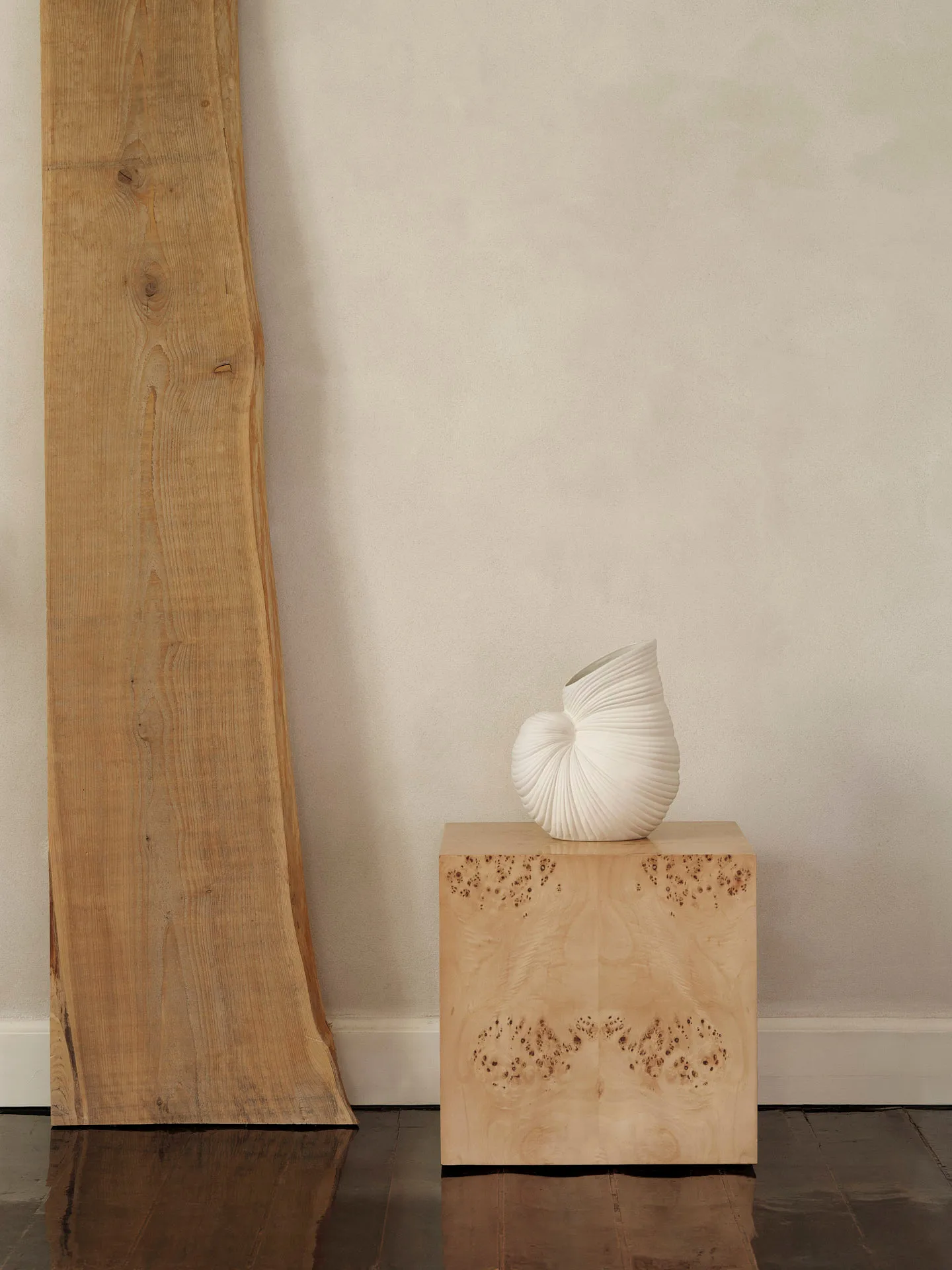 Burl Cube side table 40x40 cm, Natural Ferm Living