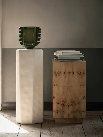 Burl Side Table pedestal - Natural - Ferm Living