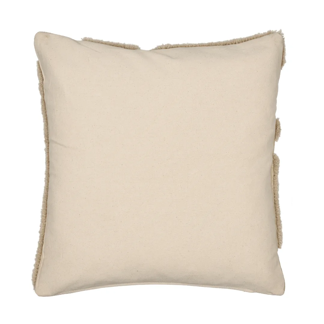Cilla tufted cushion, Off-white-parchment, 50x50 cm Ferm Living