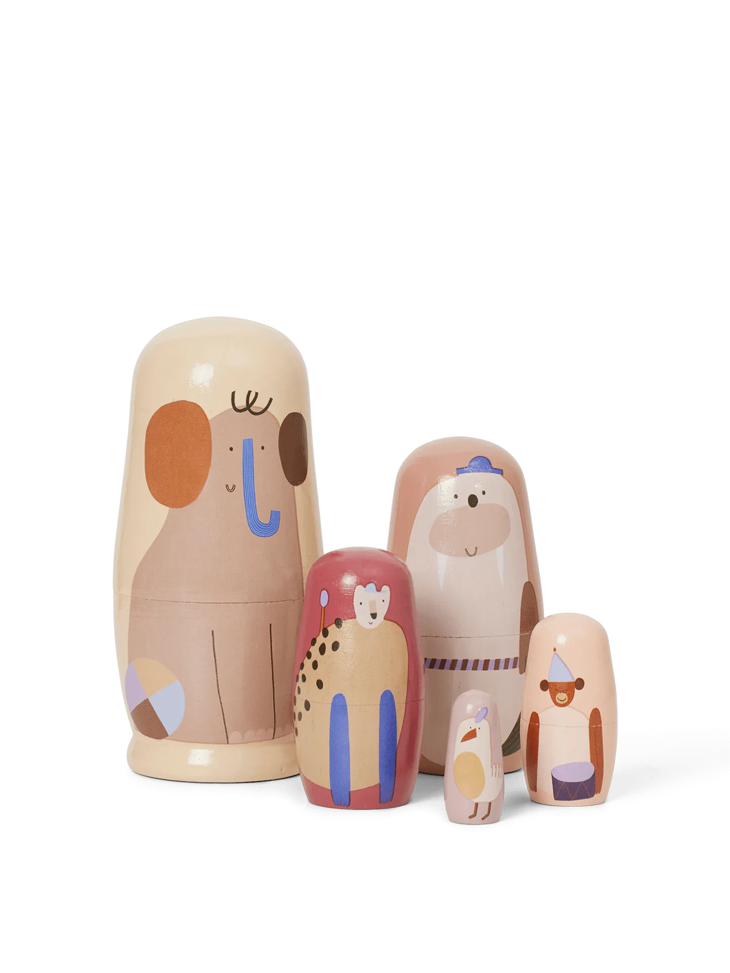 Critter dolls Ø6.4x14 cm, Multi Ferm Living