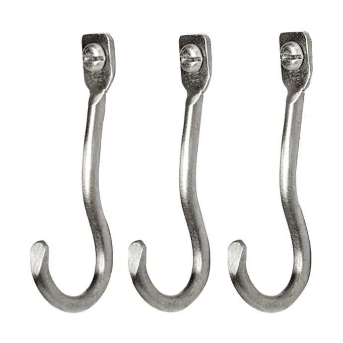 Curvature hook 3-pack, Stainless steel Ferm Living