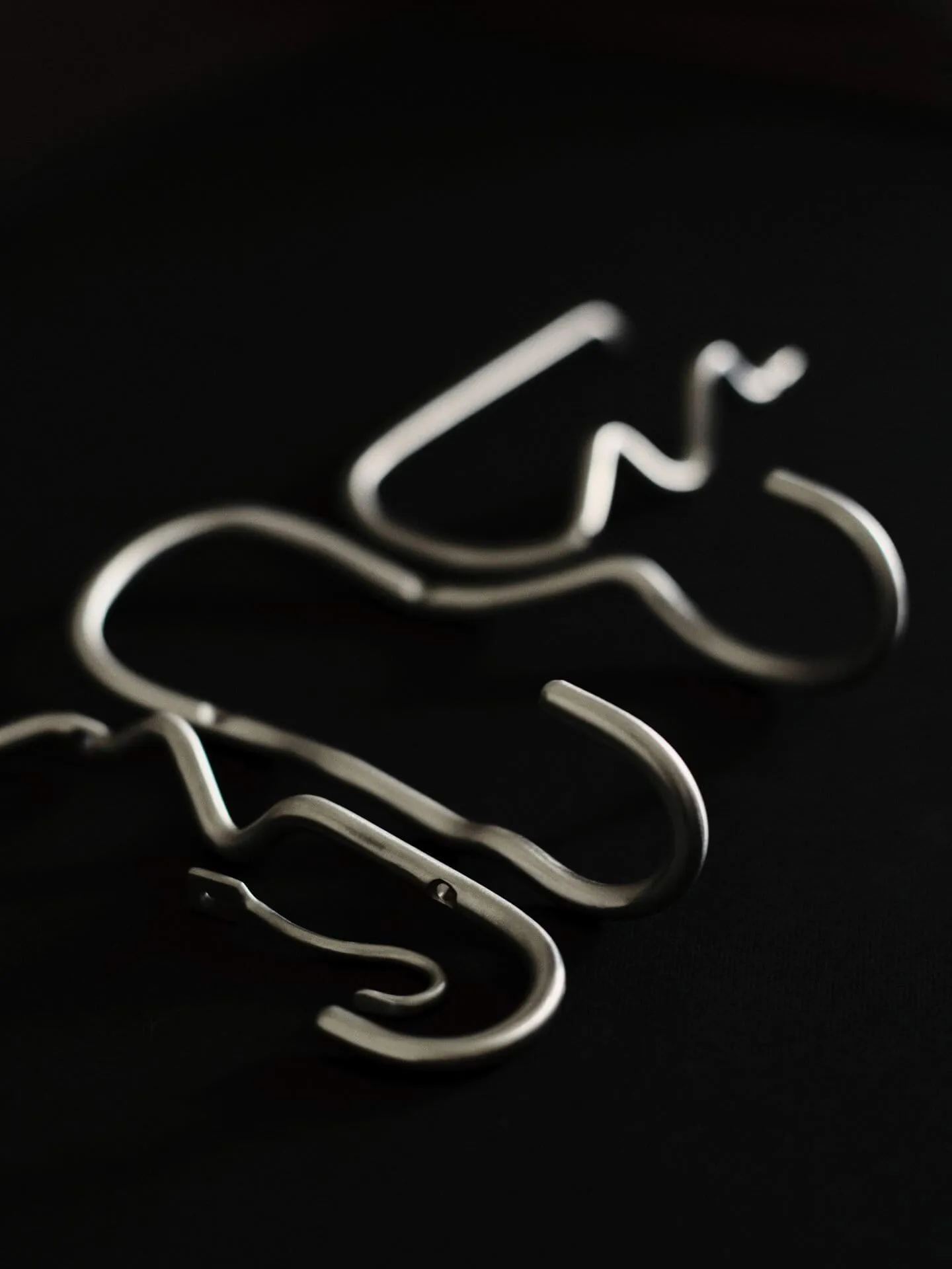 Curvature hook 3-pack, Stainless steel Ferm Living