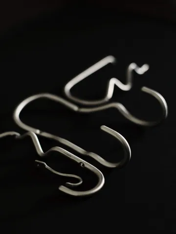 Curvature hook 3-pack - Stainless steel - Ferm Living
