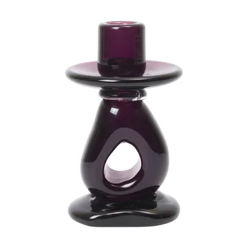 Damo candle holder 16 cm - Dark grape - Ferm Living