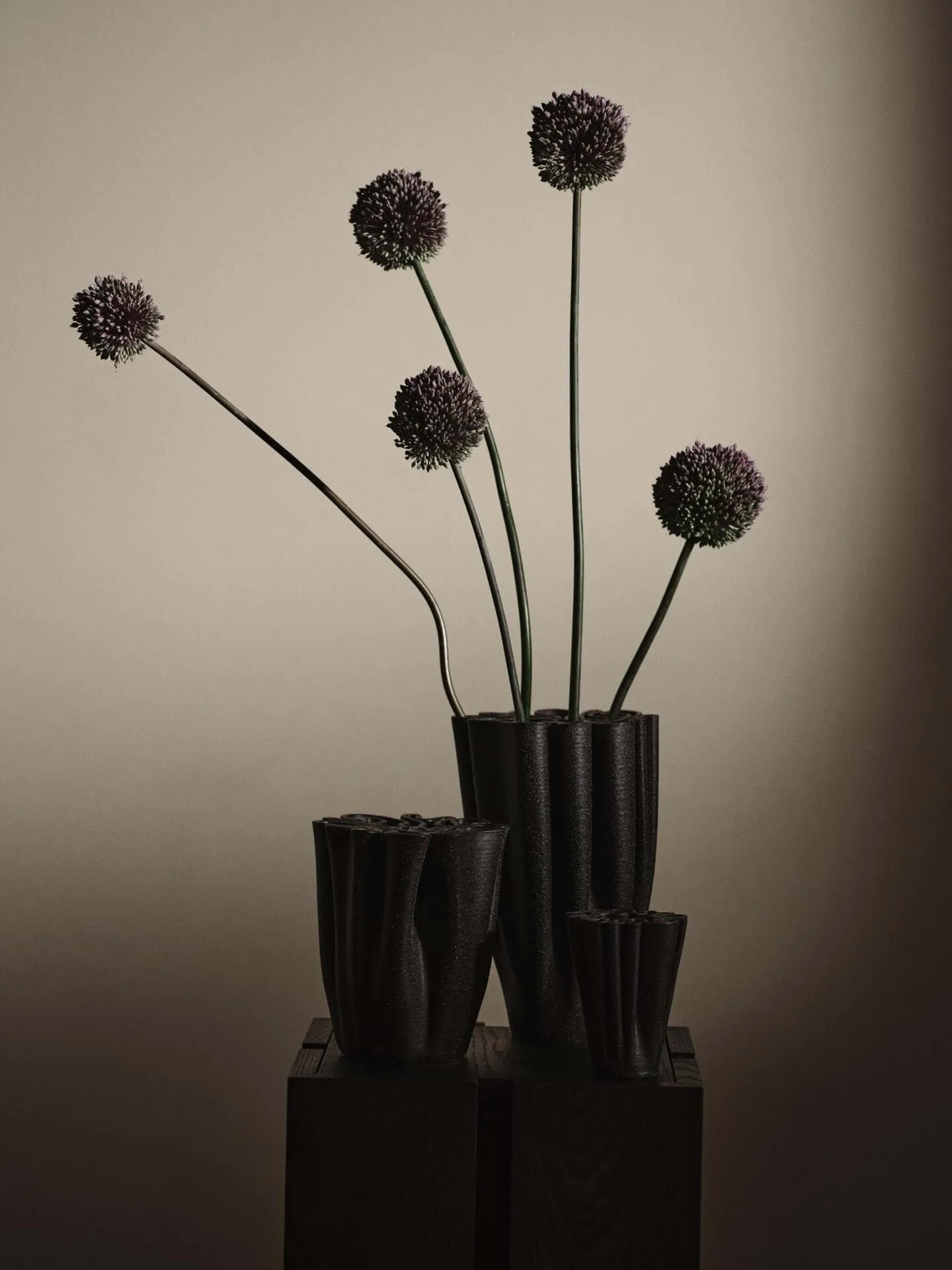 Dedali vase 11 cm, Dark brown Ferm Living