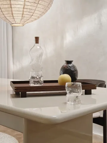 Dimple glass 27 cl 2-pack - Clear - Ferm Living