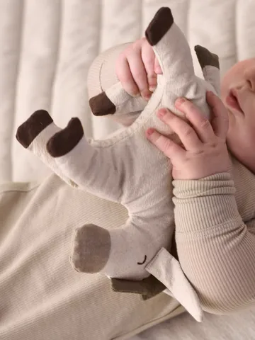 Donkey soft toy - Undyed-dark sand - Ferm Living