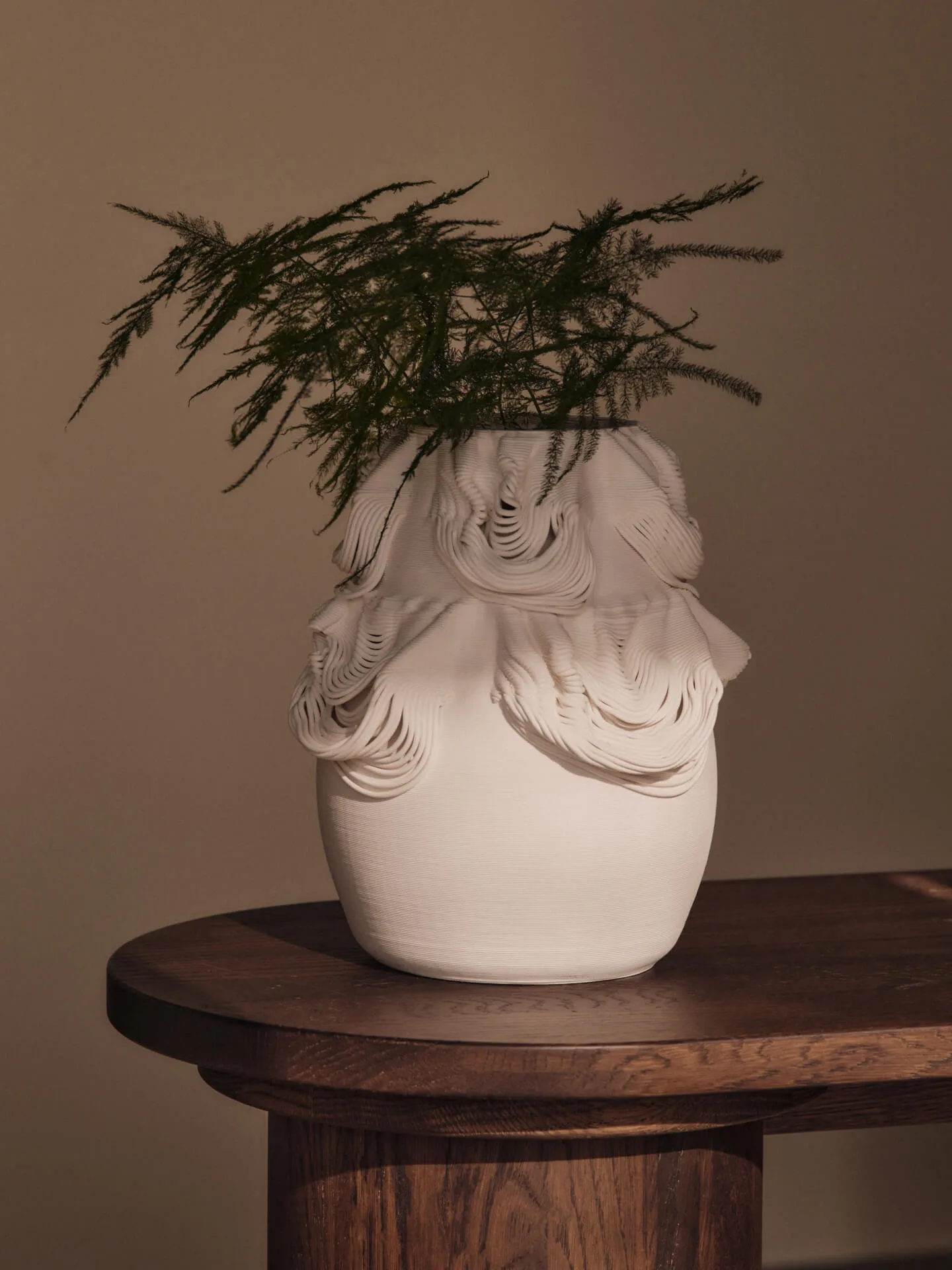 Drisca vase 23 cm, Off-white Ferm Living