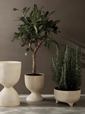 Evoke flower pot 45 cm - Warm Sand - Ferm Living