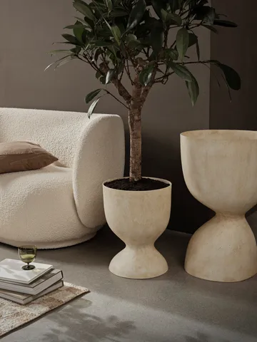 Evoke flower pot 45 cm - Warm Sand - Ferm Living