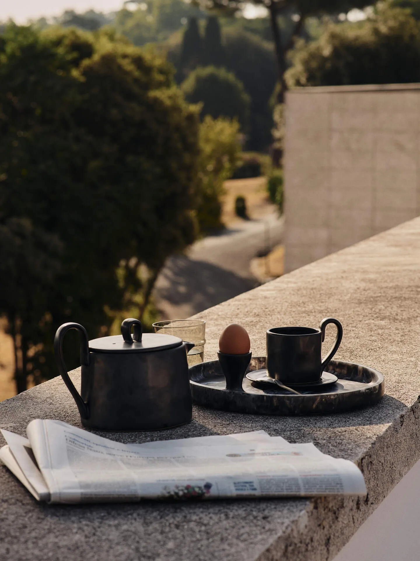 Flow teapot 1.5 L, Black Ferm Living