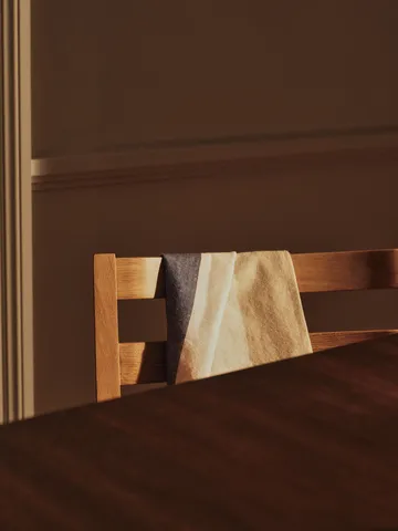 Hale kitchen towel 50x70 cm - Cashmere-mocha-indigo blue - Ferm Living