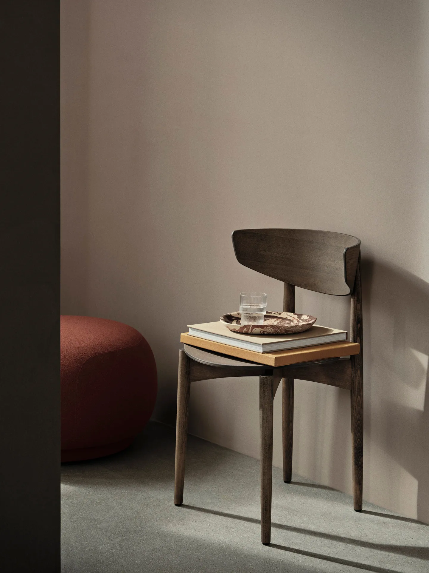 Herman chair, Dark Stained Beech Ferm Living