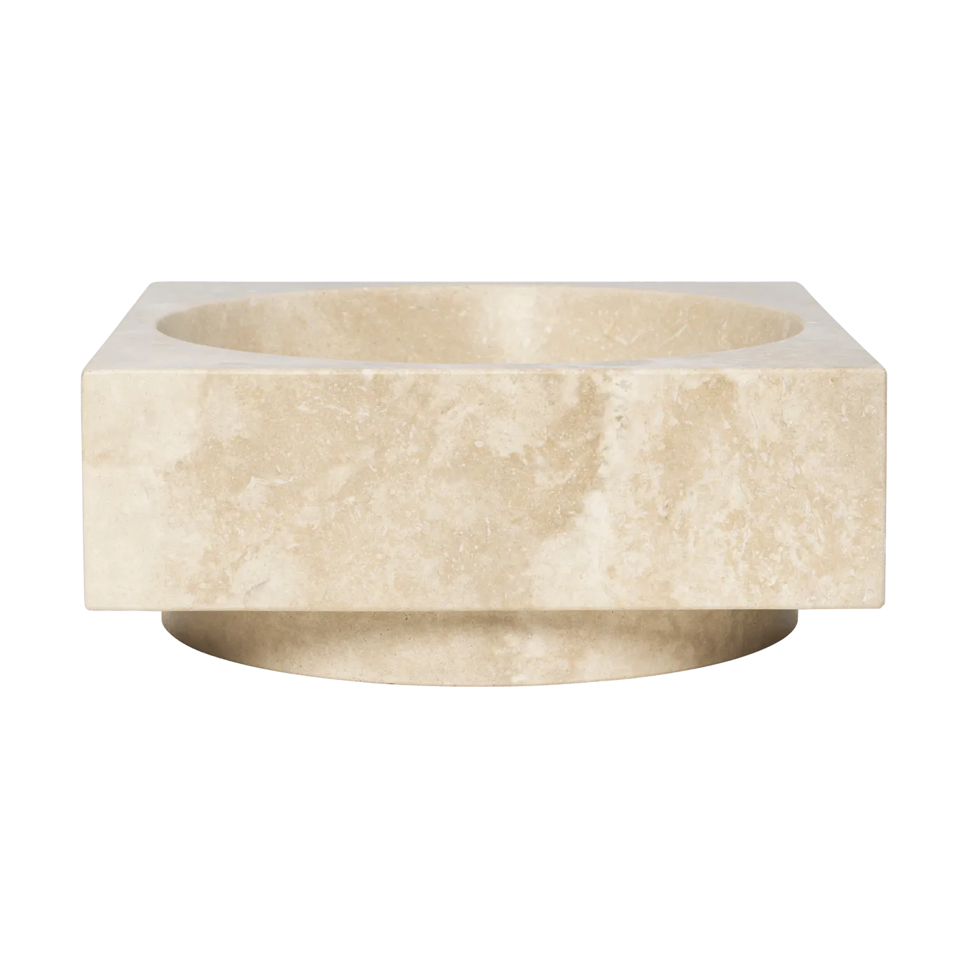 Hew decorative bowl high, Travertine Ferm Living
