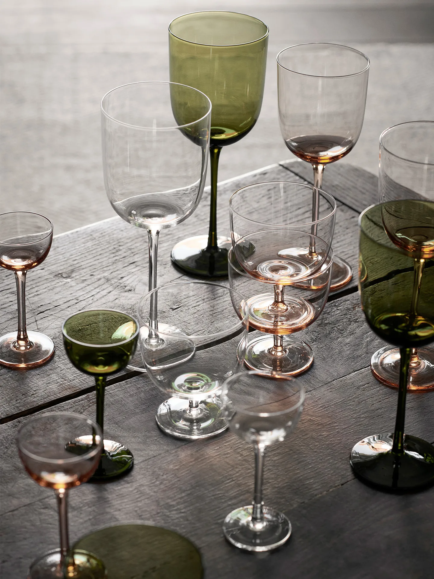 Host white wine glass 30 cl 2-pack, Moss Green Ferm Living