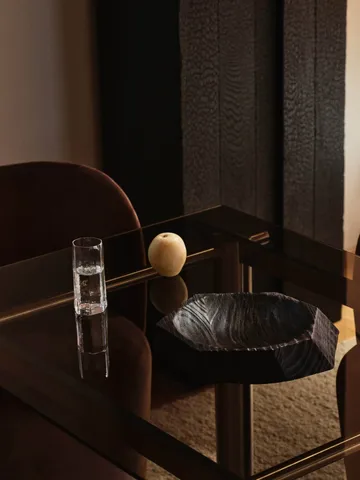 Koh centrepiece decorative dish - Dark brown, 35 cm - Ferm Living