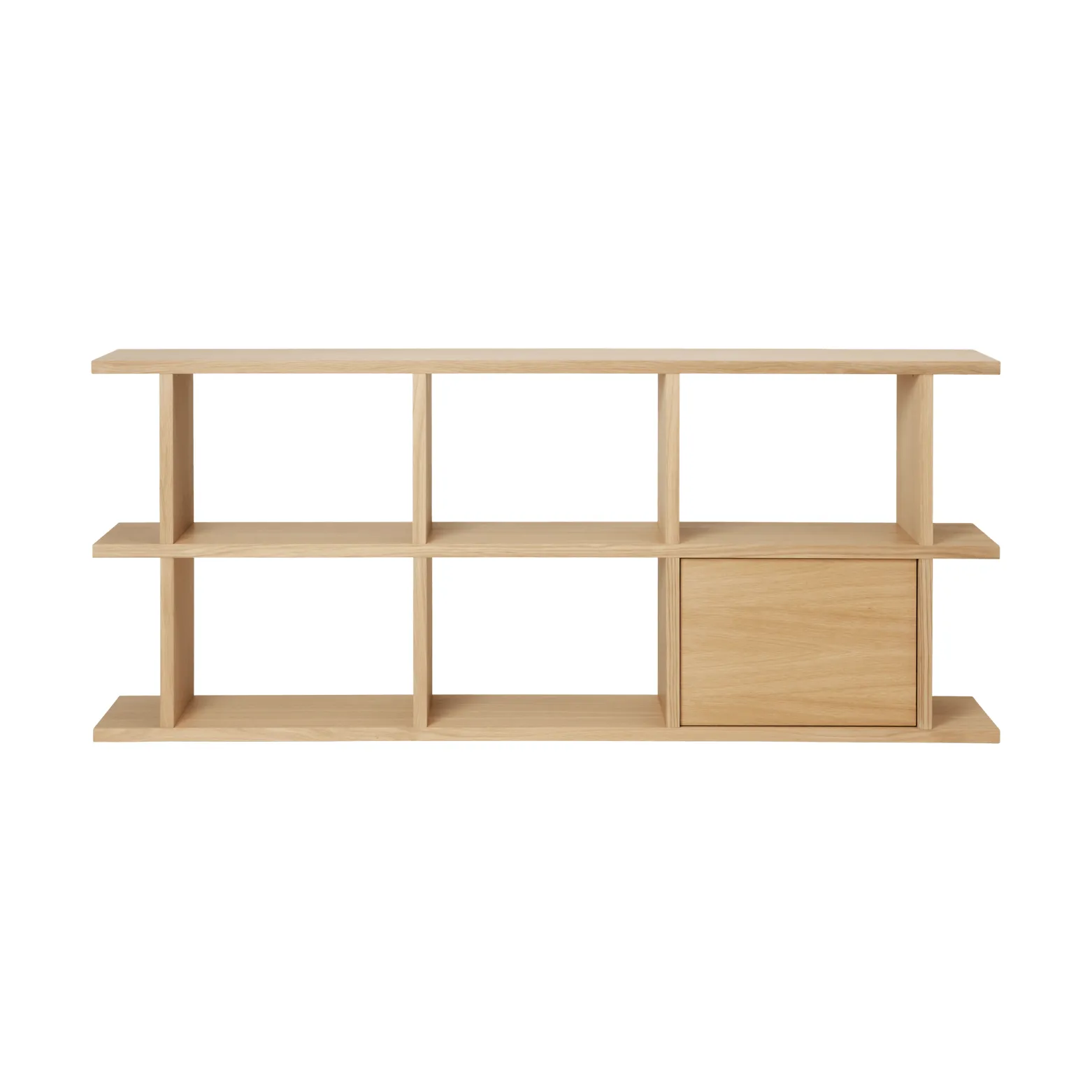 Kona bookcase cabinet insert, Natural Ferm Living
