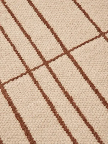 Late rug - Parchment-chestnut, 140x200 cm - Ferm Living
