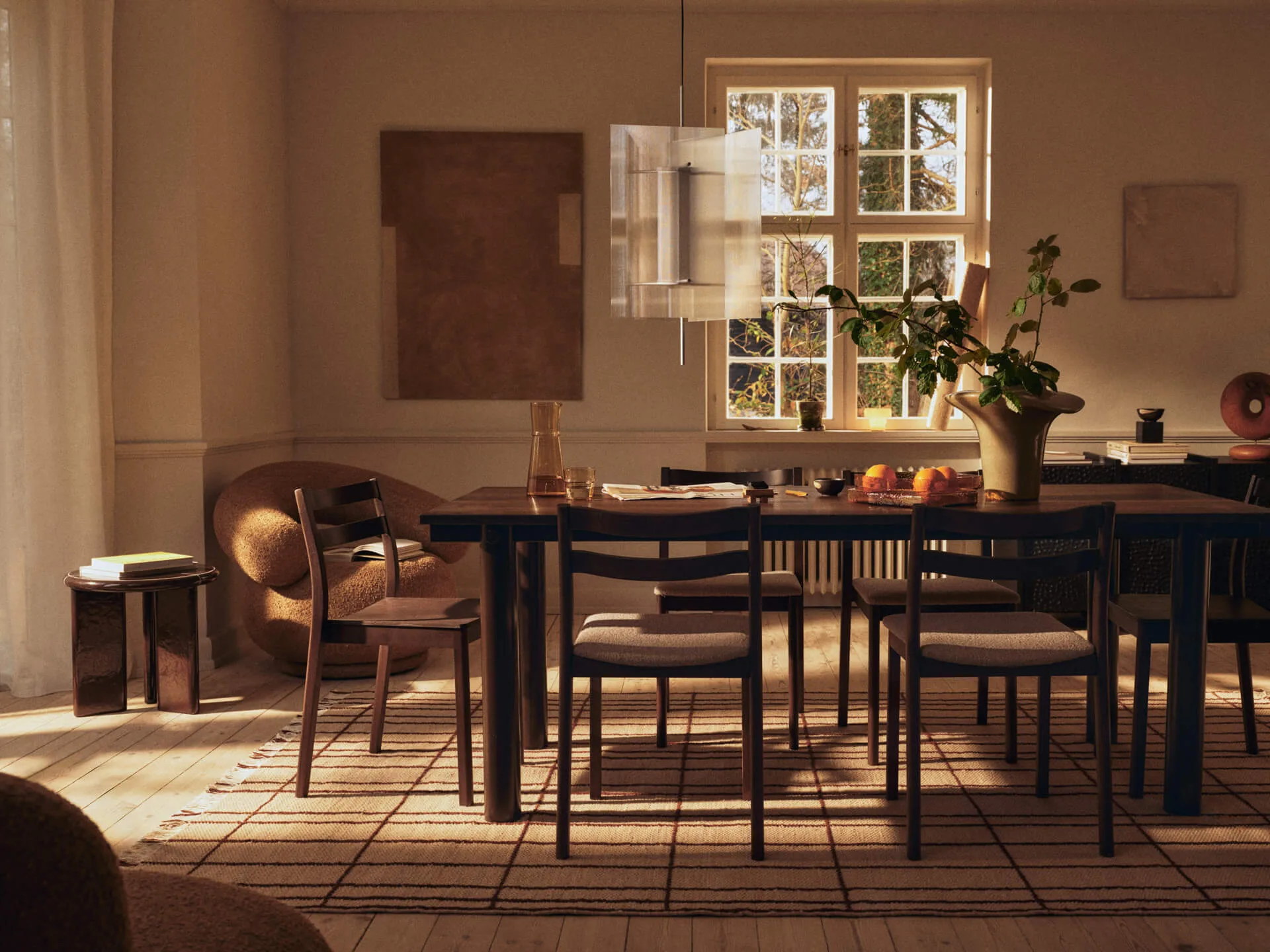 Late rug, Parchment-chestnut, 200x300 cm Ferm Living
