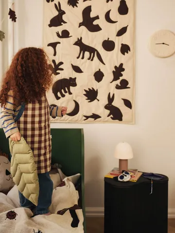 Leaf cushions 2 pieces - Tea green-baked clay - Ferm Living