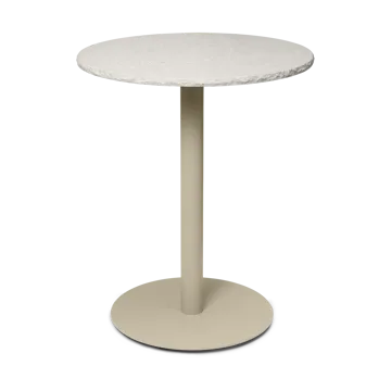 Mineral café table - Bianco curia, cashmere - Ferm Living